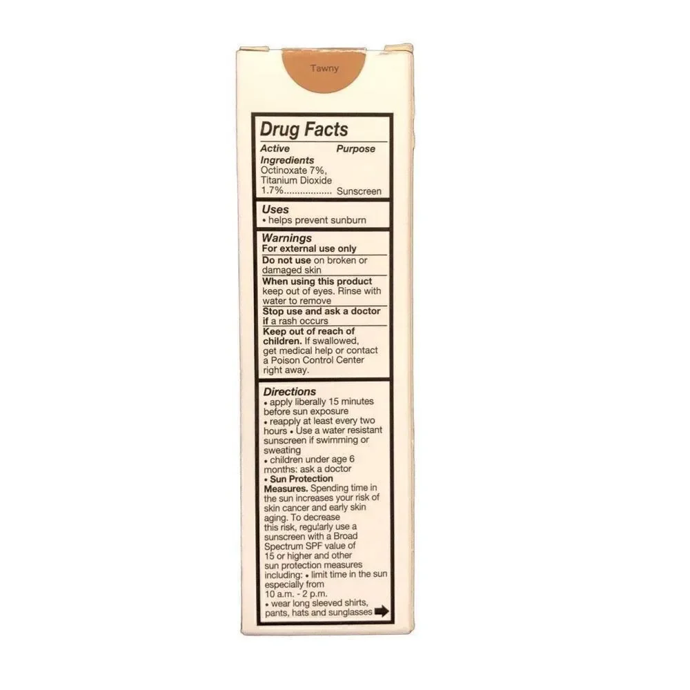 No7 Restore & Renew Multi Action Serum Foundation Tawny, 1 fl oz ea, NIB